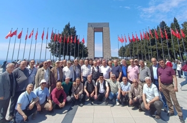  ÇARO Giresun Bulancak’tan Gelen Gazi ve Muhtarlarımız Çanakkale Şehitliklerini Ziyaret Etti