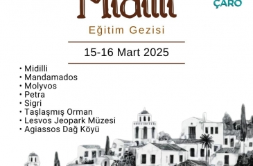 ÇARO Midilli Eğitim Gezisi düzenliyor